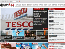 Tablet Screenshot of napiaszonline.hu